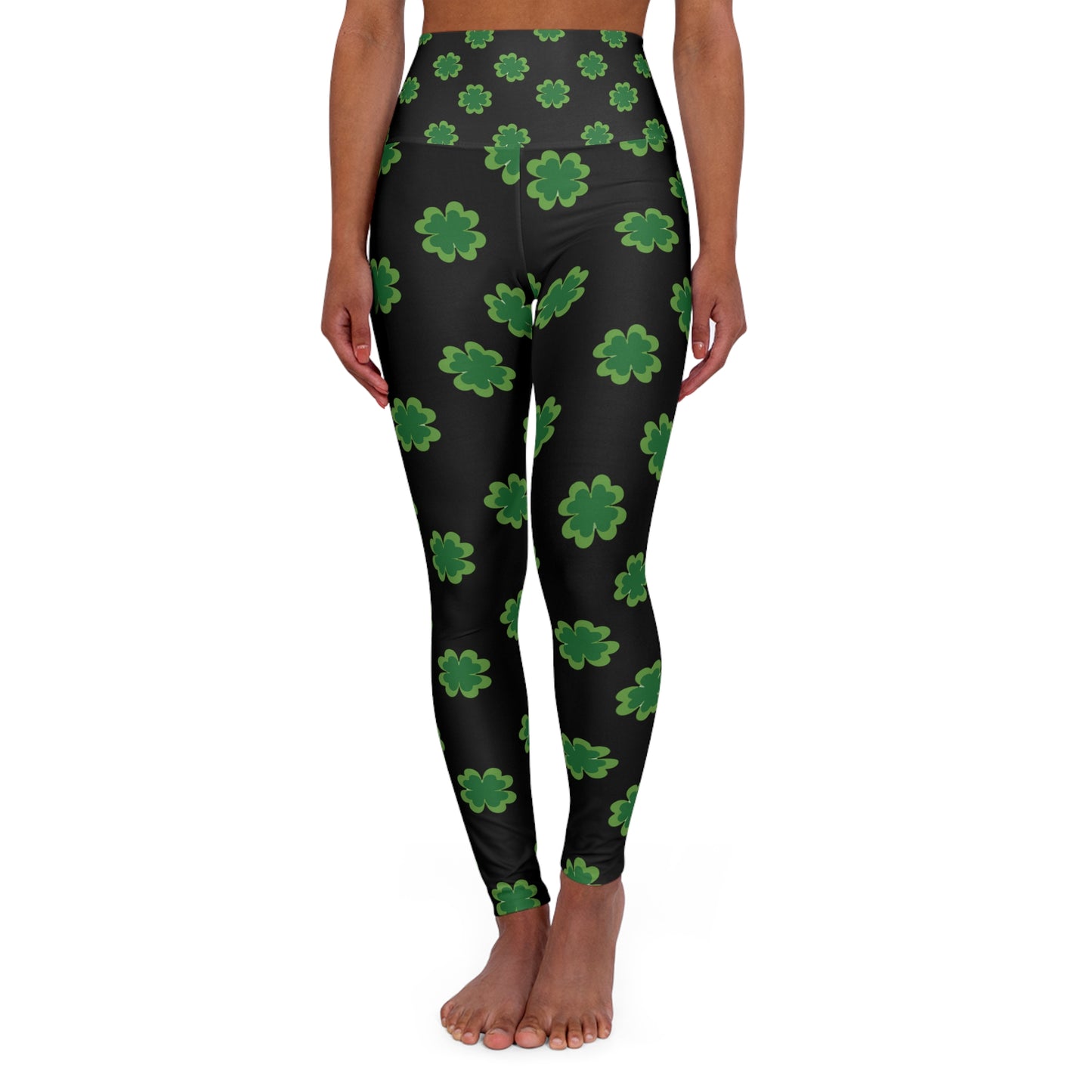 High Waisted Yoga Leggings (AOP)