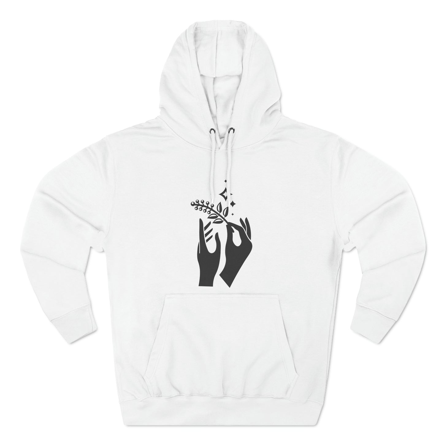 Three-Panel Fleece Hoodie